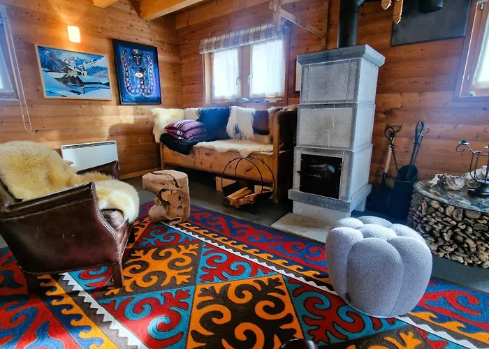 Chalet Grange De Fonville - Centre - 6 Personnes Evolene