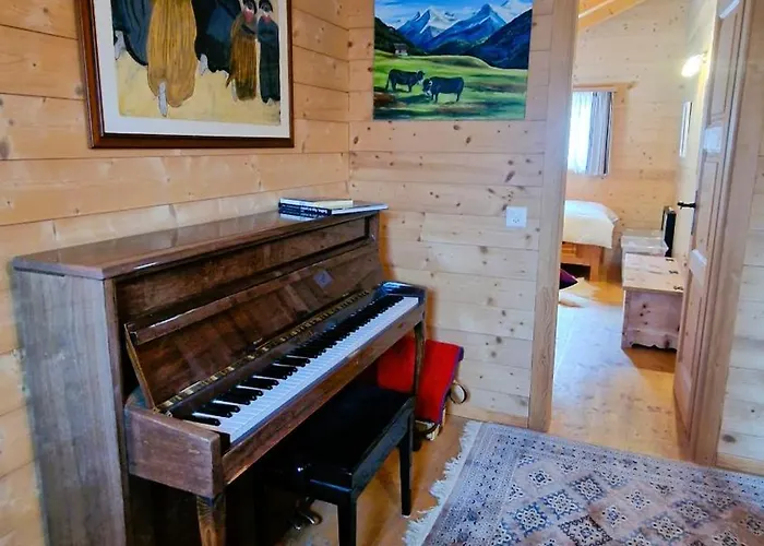 Chalet Grange De Fonville - Centre - 6 Personnes Evolene